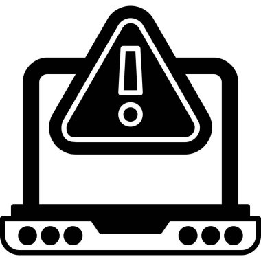 Alarm uyarısı simgesi - dış hat biçiminde