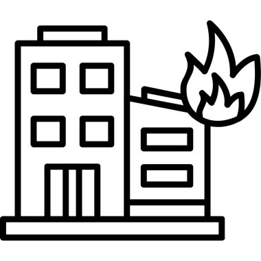 ateş oluşturma vektör illüstrasyonu