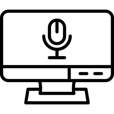 bilgisayar simgesi vektör illüstrasyonu