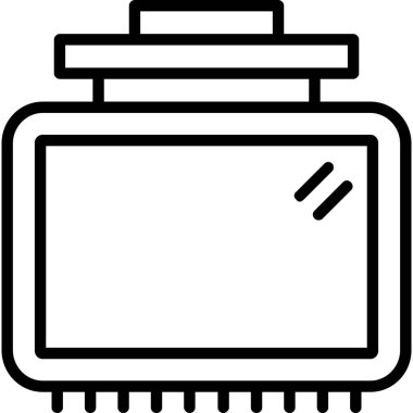 Kredi kartı ikonu vektör çizimi tasarımı