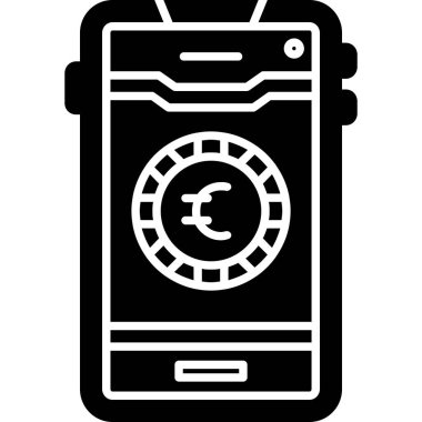 Euro ATM kabartma simgesi