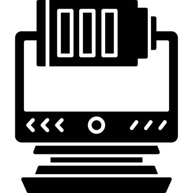 Yazıcı simgesi. vektör illüstrasyonu