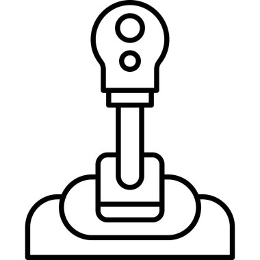 Elektrik süpürgesi simgesi, taslak biçimi