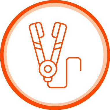 Saç Düzleştirici Simgesi, Web Kullanımı için Basit Vektör İllüstrasyonu