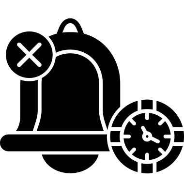 Alarm zili vektör simgesi