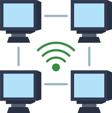 Kablosuz bağlantı wifi simgesi