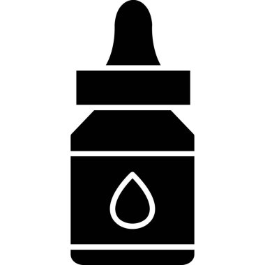 Bırakıcı şişe vektör simgesi