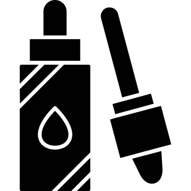 şişe simgesi, vektör illüstrasyonu