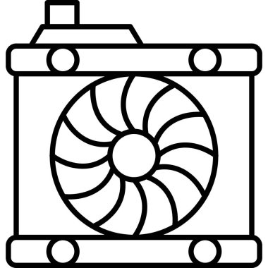 air fan simgesi, özet biçimi