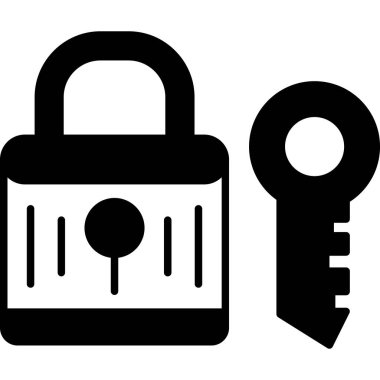 Anahtar simgesini modadan izole edilmiş arkaplanda kilitle