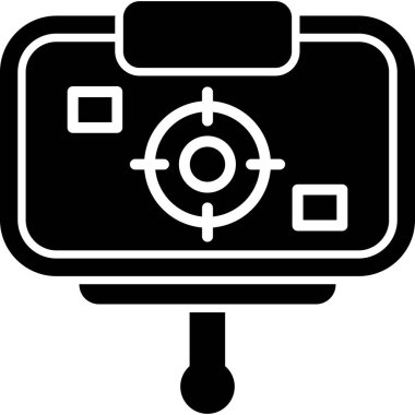 kamera kamera ikonu vektör illüstrasyonu