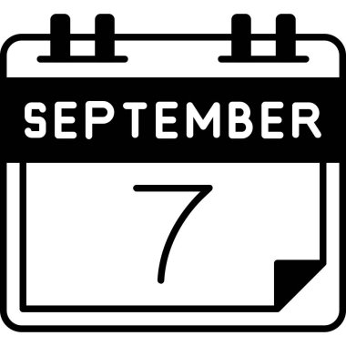 7 Eylül takvim simgesi