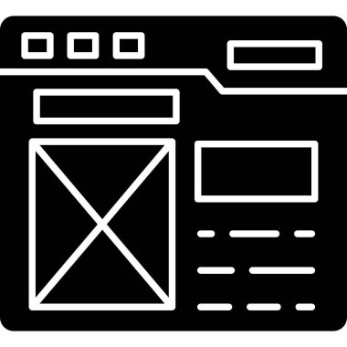 Tarayıcı tarayıcı simgesi ana hat biçiminde