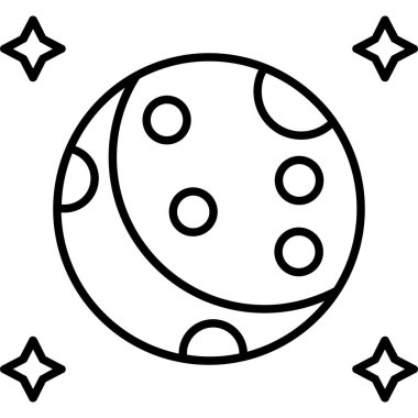 Modern simgenin vektör illüstrasyonu