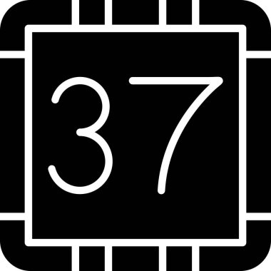 Takvim simgesi, basit vektör tasarımı