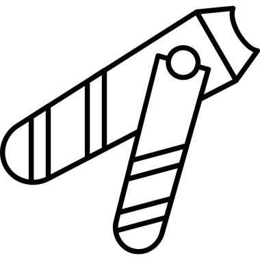 Tek bir izole simgenin vektör illüstrasyonu