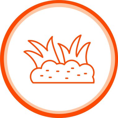 Web Kullanımı için Toprak Simgesi, Basit Vektör İllüstrasyonu