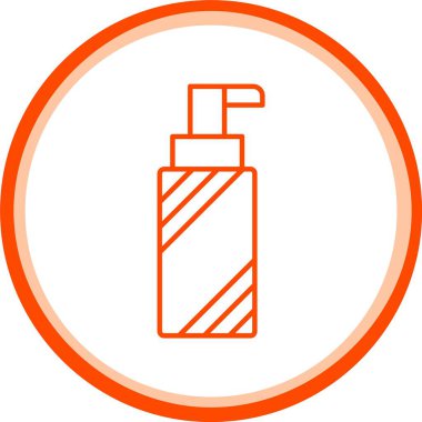 Yüz Temizleyici Simgesi, Web Kullanımı için Basit Vektör İllüstrasyonu