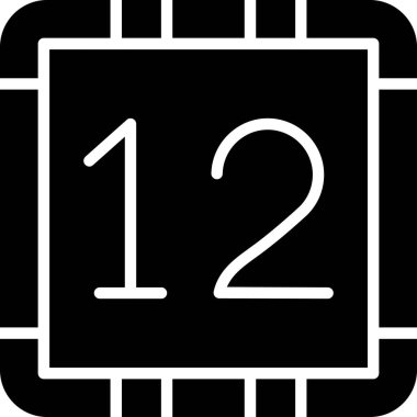 takvim tarihi simgesi ana hat biçiminde