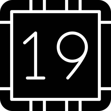 takvim tarihi simgesi vektör illüstrasyon