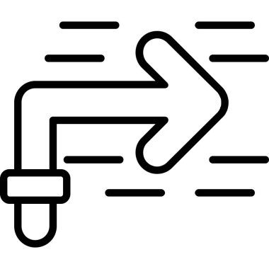 Mıknatıs vektör satırı simgesi