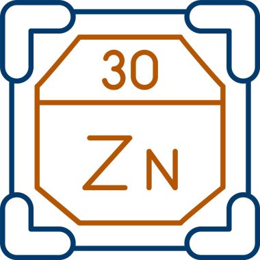 Web Kullanımı için 30 Çinko Simgesi, Basit Vektör İllüstrasyonu