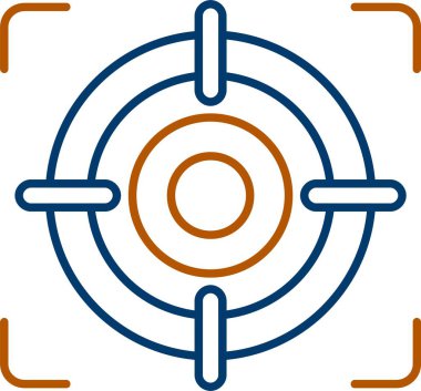 Web Kullanımı için Hedef Simgesi, Basit Vektör Resimleri