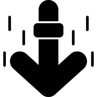 ok yönü simgesi ana hat biçiminde