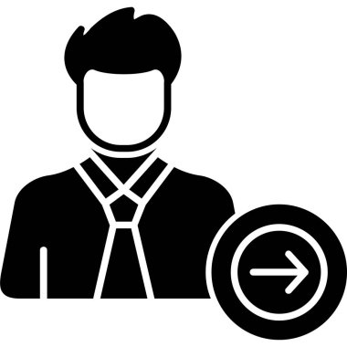 kullanıcı. Web simgesi basit illüstrasyon