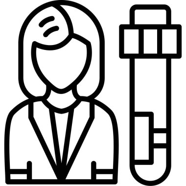 Steteskoplu kadın doktor.