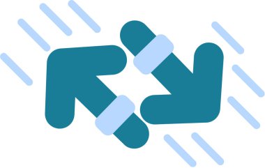 Mavi ve beyaz arkaplanın vektör çizimi