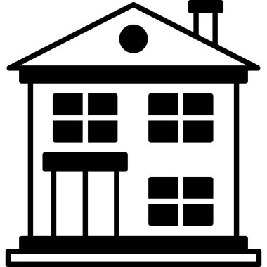 ev inşa simgesi, vektör illüstrasyonu