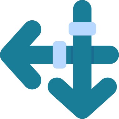 Yön. Web simgesi basit illüstrasyon