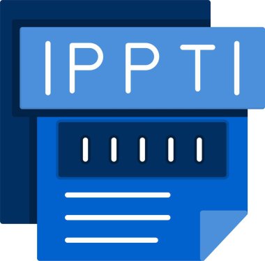 Dosya biçim simgesinin vektör illüstrasyonu