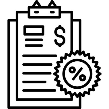 indirimli fiyat etiketi simgesi, özet biçimi