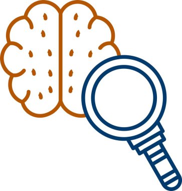 Web Kullanımı için Kişisel Bilinç Simgesi, Basit Vektör İllüstrasyonu