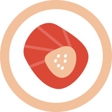 Meyve. Web simgesi basit illüstrasyon