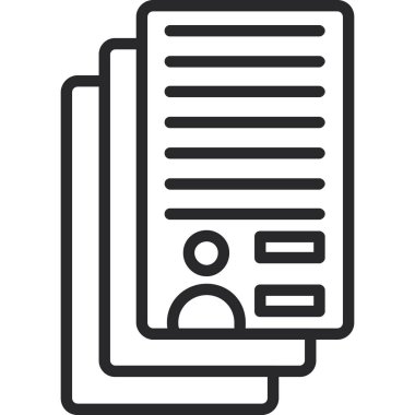 Kontrol listesi vektör simgesine sahip belge, özet tasarımı