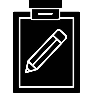 Kalem. Web simgesi basit illüstrasyon