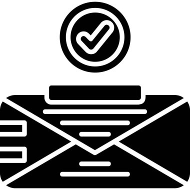 e-posta simgesi ana hat biçiminde