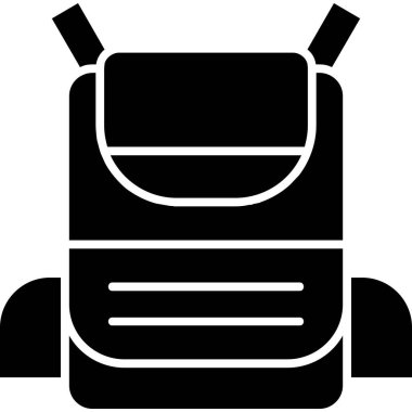 çanta okul sırt çantası simgesi