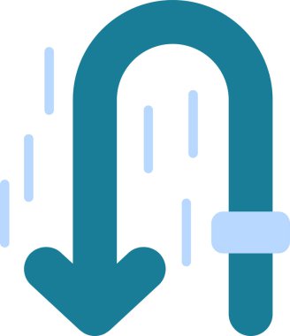 ok aşağı yön simgesi