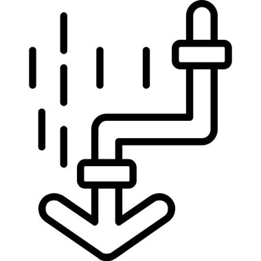 Su dokunun kutsal kişilerin resmi, vektör çizim