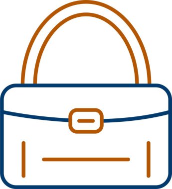 El Torbası Simgesi, Web Kullanımı için Basit Vektör İllüstrasyonu