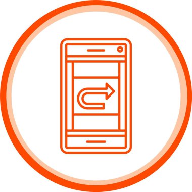 vektör cep telefon simgesi