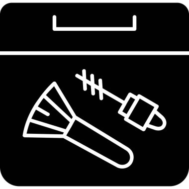 fırça simgesi, vektör illüstrasyonu