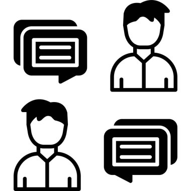 vektör kullanıcı simgesi, erkek ve kadın insan sembolü