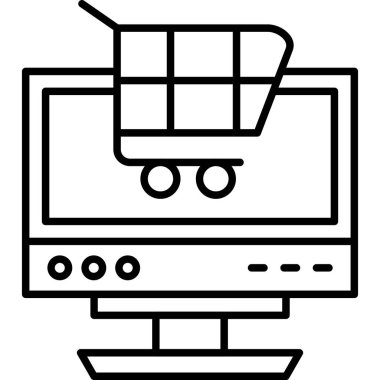 bilgisayar simgesi, vektör illüstrasyonu