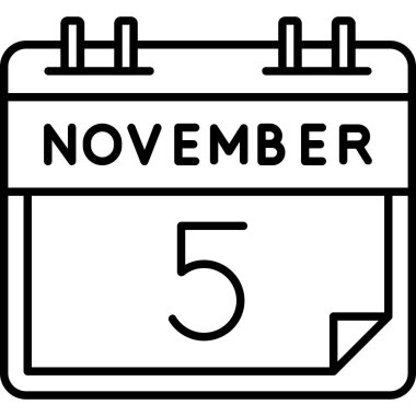 Kasım 5 - Satır biçimi simgesi