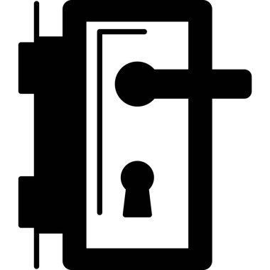 kilit simgesi, vektör illüstrasyonu